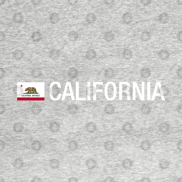 California Republic Flag - United States by CityNoir